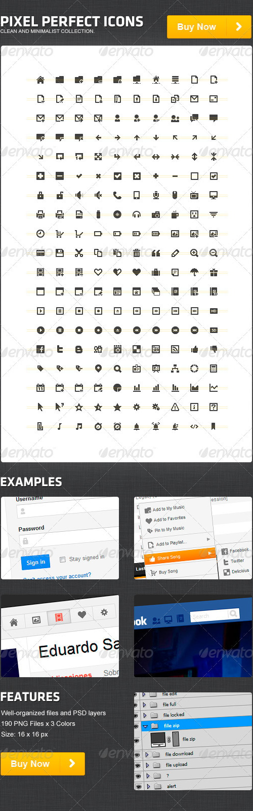 Pixel Perfect Icons, Icons | GraphicRiver