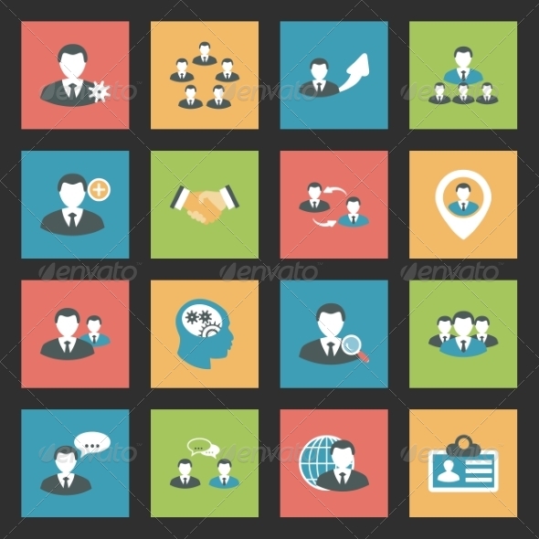 Interaction Icons Set, Vectors | GraphicRiver