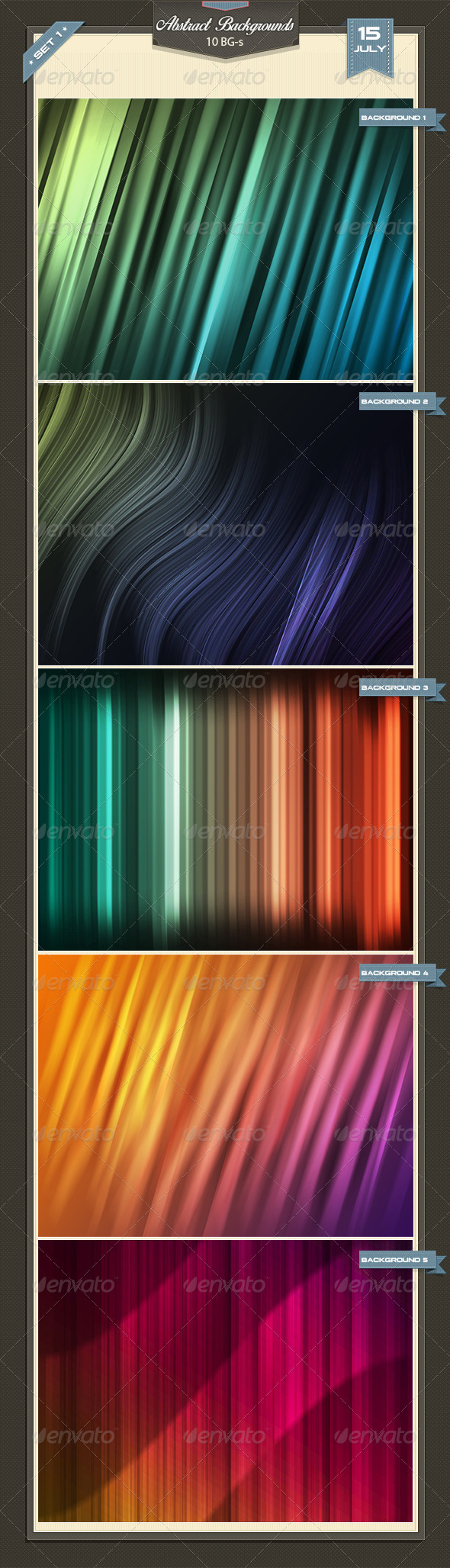 Different Abstract Backgrounds, Graphics | GraphicRiver