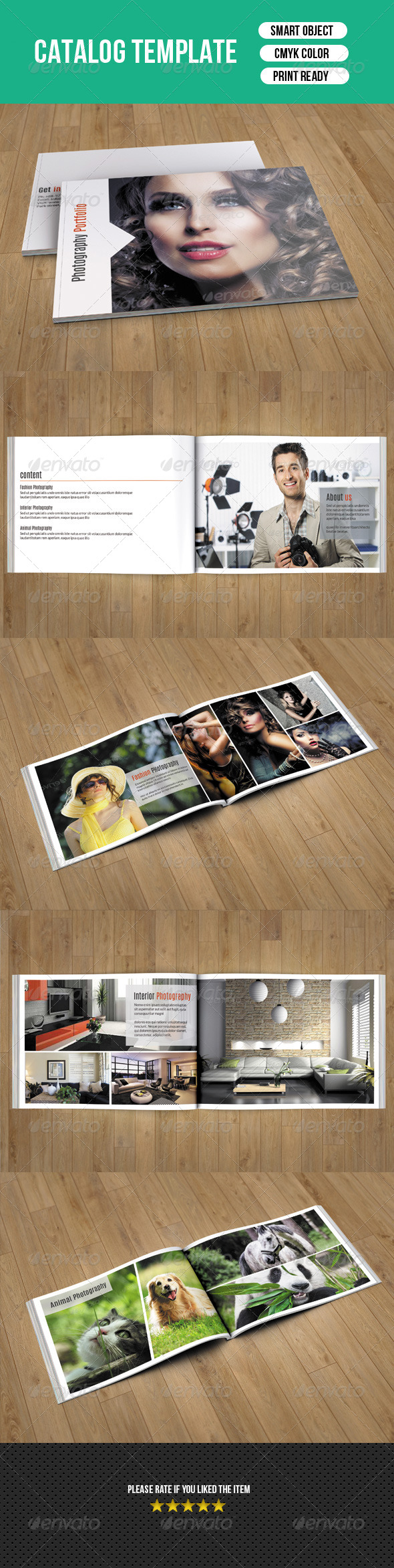 Photography CatalogV30, Print Templates GraphicRiver