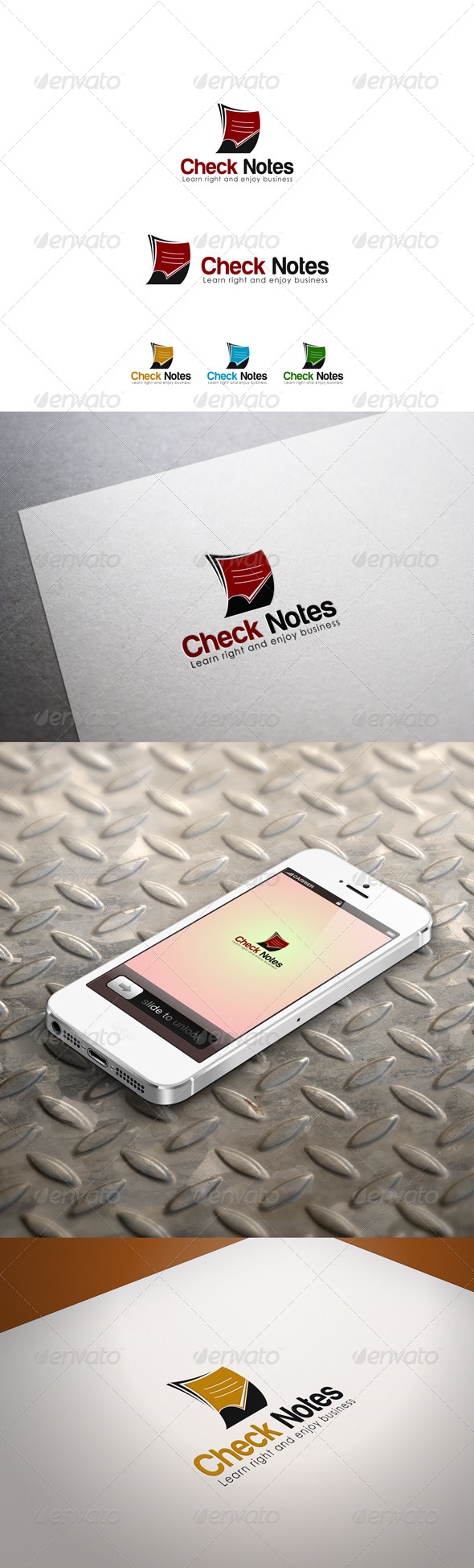 Check Notes, Logo Templates | GraphicRiver