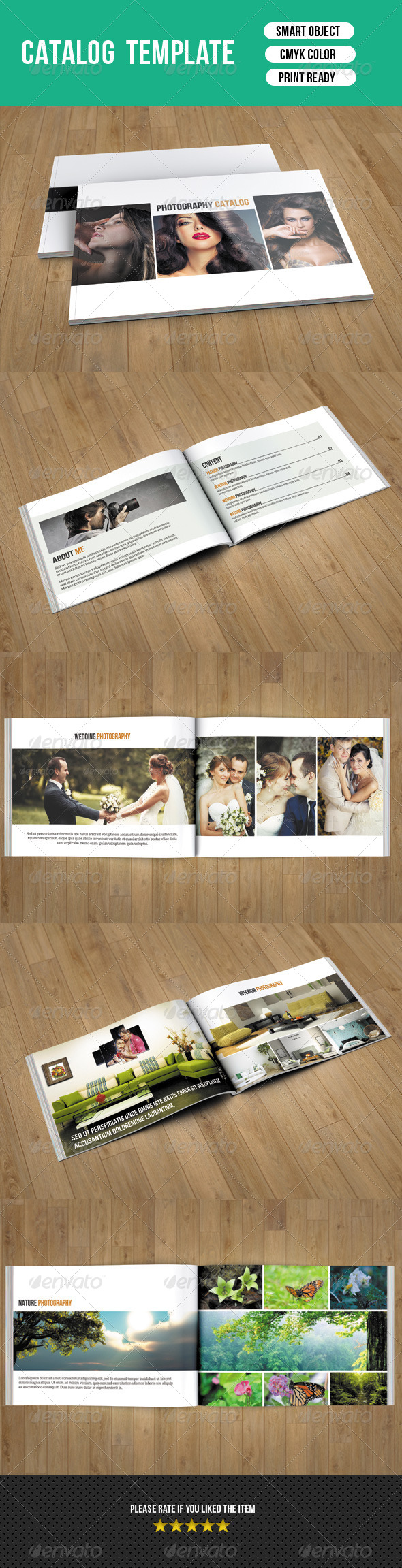 Photography Catalog, Print Templates GraphicRiver