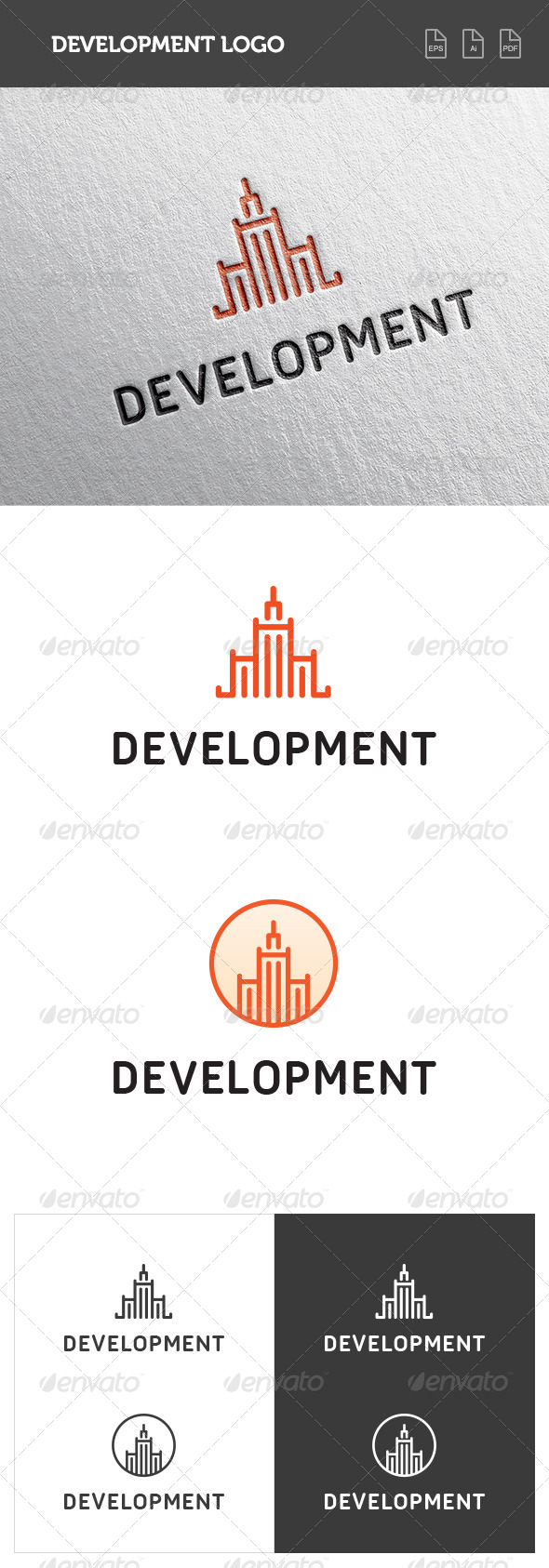 Development Logo, Logo Templates | GraphicRiver