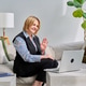 Female psychologist having online session, using laptop Female psychologist having online session, using laptop - PhotoDune Item for Sale