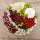 Cheese board platter featuring polish kabanosy salami and cheeses Cheese board platter featuring polish kabanosy salami and cheeses - PhotoDune Item for Sale