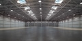 Empty warehouse interior. Storehouse building or storage room. Empty warehouse interior. Storehouse building or storage room. - PhotoDune Item for Sale