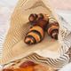 Hungarian chocolate croissants and a slice of pizza in stylish packaging to order with delivery Hungarian chocolate croissants and a slice of pizza in stylish packaging to order with delivery - PhotoDune Item for Sale