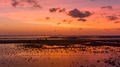 Drone shot of Mobile Bay at sunset Drone shot of Mobile Bay at sunset - PhotoDune Item for Sale