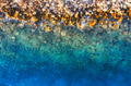 Mediterranean sea. Aerial view on water and rocks during sunset. Vacation and adventure. Mediterranean sea. Aerial view on water and rocks during sunset. Vacation and adventure. - PhotoDune Item for Sale