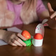 Children's craft: Easter egg stands in shape of rabbits and grass. kids odd job diy Easter bunny Children's craft: Easter egg stands in shape of rabbits and grass. kids odd job diy Easter bunny - PhotoDune Item for Sale