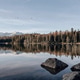 Mountain Lake with Autumn Forest Reflections and Rocks Mountain Lake with Autumn Forest Reflections and Rocks - PhotoDune Item for Sale