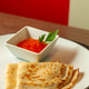 Traditional russian pancakes with red caviar and parsley on white plate Traditional russian pancakes with red caviar and parsley on white plate - PhotoDune Item for Sale