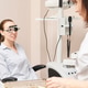 Eye ophthalmologist exam. Eyesight recovery. Astigmatism check concept. Ophthalmology diagnostic Eye ophthalmologist exam. Eyesight recovery. Astigmatism check concept. Ophthalmology diagnostic - PhotoDune Item for Sale