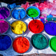 Street vendors sell vibrant colors during the Holi festival. Street vendors sell vibrant colors during the Holi festival. - PhotoDune Item for Sale