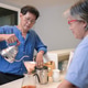 Asian senior couple preparing and pouring coffee together in a kitchen Asian senior couple preparing and pouring coffee together in a kitchen - PhotoDune Item for Sale