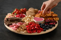 Charcuterie Valentines Day board with chocolate sweets. Charcuterie Valentines Day board with chocolate sweets. - PhotoDune Item for Sale
