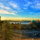Sunrise on the Elbe.Panorama.Hamburg Sunrise on the Elbe.Panorama.Hamburg - PhotoDune Item for Sale