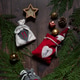 Advent Calendar Bags with Christmas Decorations on Wooden Background Advent Calendar Bags with Christmas Decorations on Wooden Background - PhotoDune Item for Sale