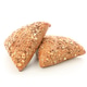 Triangular buns isolated on white background. Bakery products Stock ...
