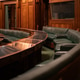 Historic Parliamentary Chamber: Dark Wood, Green Leather Historic Parliamentary Chamber: Dark Wood, Green Leather - PhotoDune Item for Sale