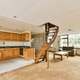 Cozy Modern Interior with Spiral Staircase Cozy Modern Interior with Spiral Staircase - PhotoDune Item for Sale