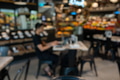 Blurred bokeh of the restaurant with people eating Blurred bokeh of the restaurant with people eating - PhotoDune Item for Sale
