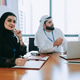 Arab business team meeting for corporate strategy planning in dubai office Arab business team meeting for corporate strategy planning in dubai office - PhotoDune Item for Sale