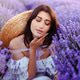 Beautiful girl on the lavender field Beautiful girl on the lavender field - PhotoDune Item for Sale