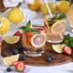 Lemonade with strawberries, blueberries and mint Lemonade with strawberries, blueberries and mint - PhotoDune Item for Sale