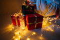 New Year interior. Room decorated to christmas celebration.Christmas tree New Year interior. Room decorated to christmas celebration.Christmas tree - PhotoDune Item for Sale