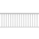 Steel railing isolated on a white background Steel railing isolated on a white background - PhotoDune Item for Sale