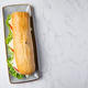 Fast food with french fries and croque on marble background Fast food with french fries and croque on marble background - PhotoDune Item for Sale
