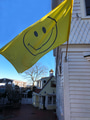 A smiley face flag in the city’s street. Happiness. Ultimate Gray and Illuminating. A smiley face flag in the city’s street. Happiness. Ultimate Gray and Illuminating. - PhotoDune Item for Sale
