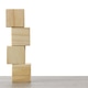 stack of wooden block on wood table against white background. stack of wooden block on wood table against white background. - PhotoDune Item for Sale