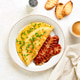 Omelette with cheese and green onion Omelette with cheese and green onion - PhotoDune Item for Sale