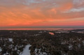 Southern Alabama winter sunrise after snowfall Southern Alabama winter sunrise after snowfall - PhotoDune Item for Sale