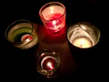 Sitting in the dark with only candles Sitting in the dark with only candles - PhotoDune Item for Sale