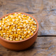 Bowl of Dry Corn Kernels on Rustic Surface Bowl of Dry Corn Kernels on Rustic Surface - PhotoDune Item for Sale