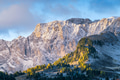 High rocks during sunset. Dolomite Alps, Italy. Mountains and cloudy skies. View of mountains and cl High rocks during sunset. Dolomite Alps, Italy. Mountains and cloudy skies. View of mountains and cl - PhotoDune Item for Sale
