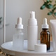 The set of skincare routine product on the. table top for health, wellness and spa concept. The set of skincare routine product on the. table top for health, wellness and spa concept. - PhotoDune Item for Sale