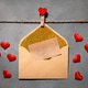 clothespins with red hearts on a rope on a gray background. Background for a postcard clothespins with red hearts on a rope on a gray background. Background for a postcard - PhotoDune Item for Sale
