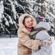 Kissing mother with teen son in snowy forest, faces close, smile, family love, bonding, childhood Kissing mother with teen son in snowy forest, faces close, smile, family love, bonding, childhood - PhotoDune Item for Sale