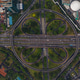 Top down overhead aerial view of large multi lane roundabout in Jakarta, Indonesia Top down overhead aerial view of large multi lane roundabout in Jakarta, Indonesia - PhotoDune Item for Sale
