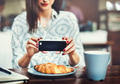 Woman Taking Photo Food Concept Woman Taking Photo Food Concept - PhotoDune Item for Sale