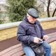 Senior man with tablet on park bench digital literacy Senior man with tablet on park bench digital literacy - PhotoDune Item for Sale