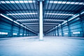 empty steel structure warehouse empty steel structure warehouse - PhotoDune Item for Sale