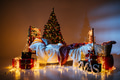 New Year interior. Room decorated to christmas celebration.Christmas tree New Year interior. Room decorated to christmas celebration.Christmas tree - PhotoDune Item for Sale