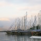 Fethiye, Turkey - December 8, 2022: Luxurious yachts moored in sea harbor at sunset. Fethiye, Turkey - December 8, 2022: Luxurious yachts moored in sea harbor at sunset. - PhotoDune Item for Sale