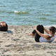 Adult women practicing yoga poses on Sandy Baltic Sea beach in daylight Adult women practicing yoga poses on Sandy Baltic Sea beach in daylight - PhotoDune Item for Sale