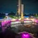 Aerial night long exposure of La Minerva roundabout in Guadalajara Mexico Aerial night long exposure of La Minerva roundabout in Guadalajara Mexico - PhotoDune Item for Sale